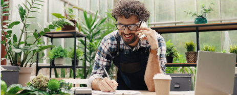 Local business owner protected with commercial insurance